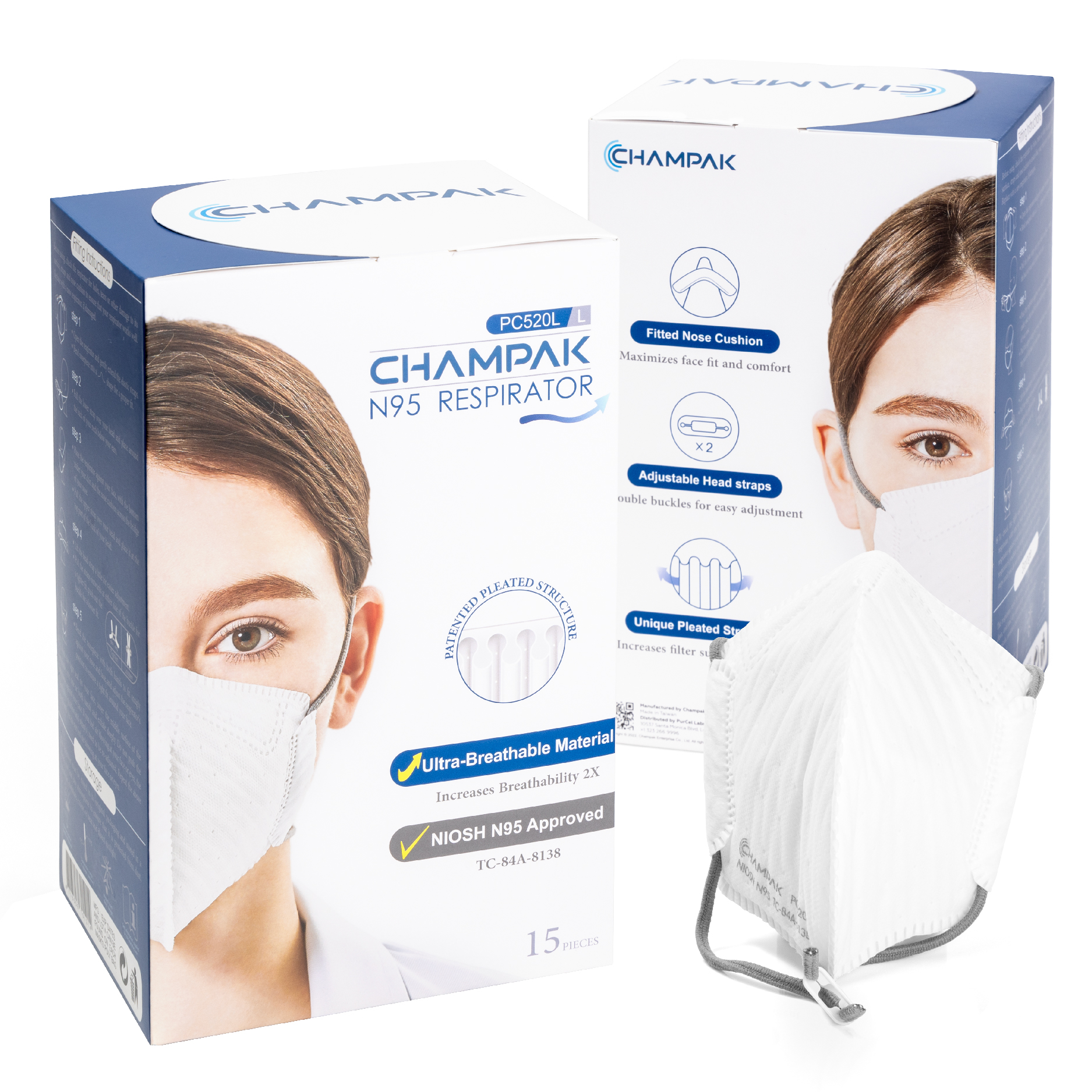 Champak - PC520L - NIOSH N95 Masks
