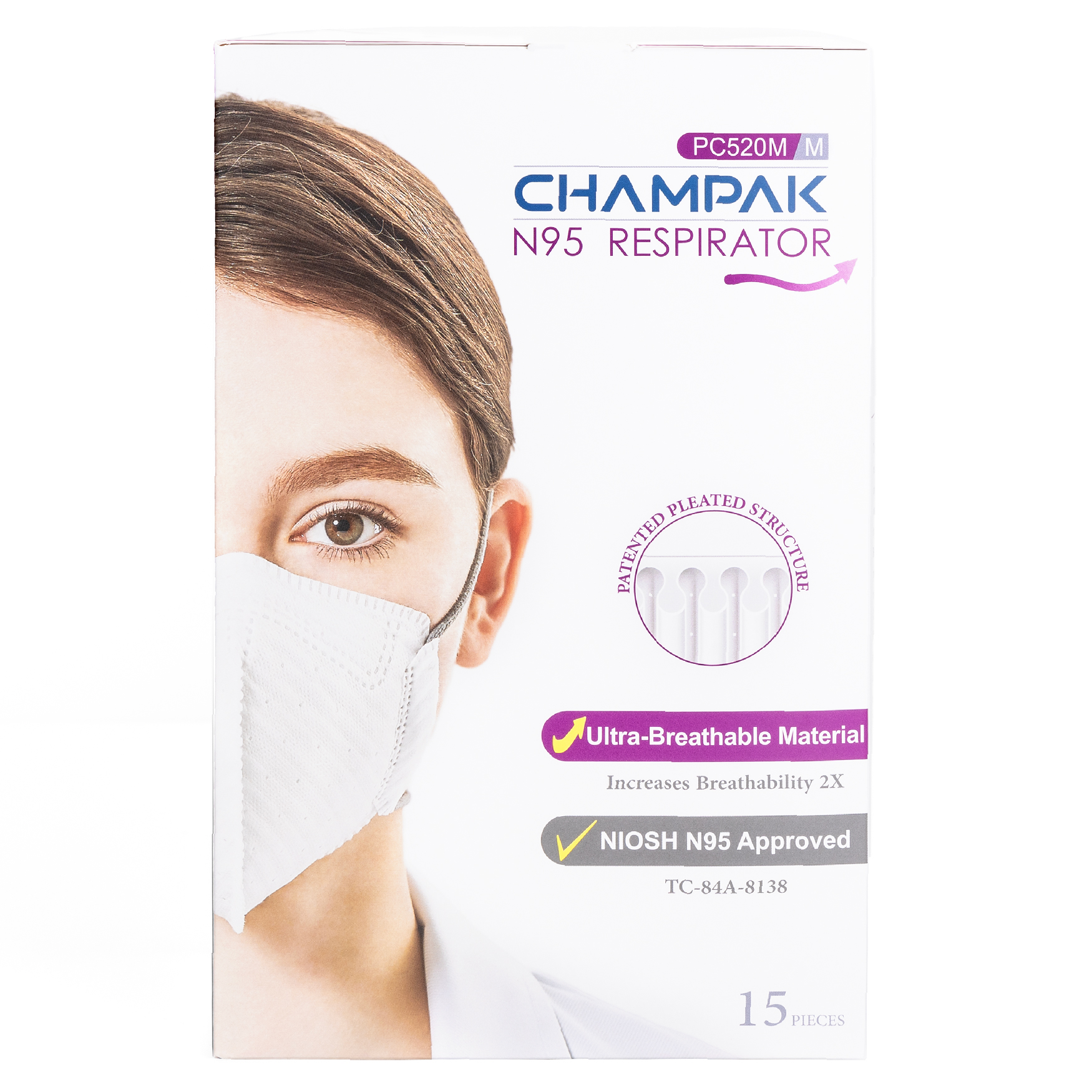 Champak - PC520M - NIOSH N95 Masks