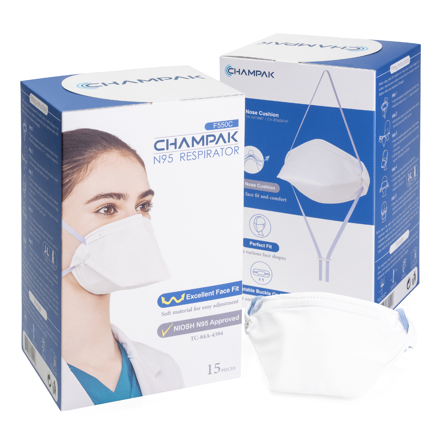 Champak - F550C - NIOSH N95 Masks