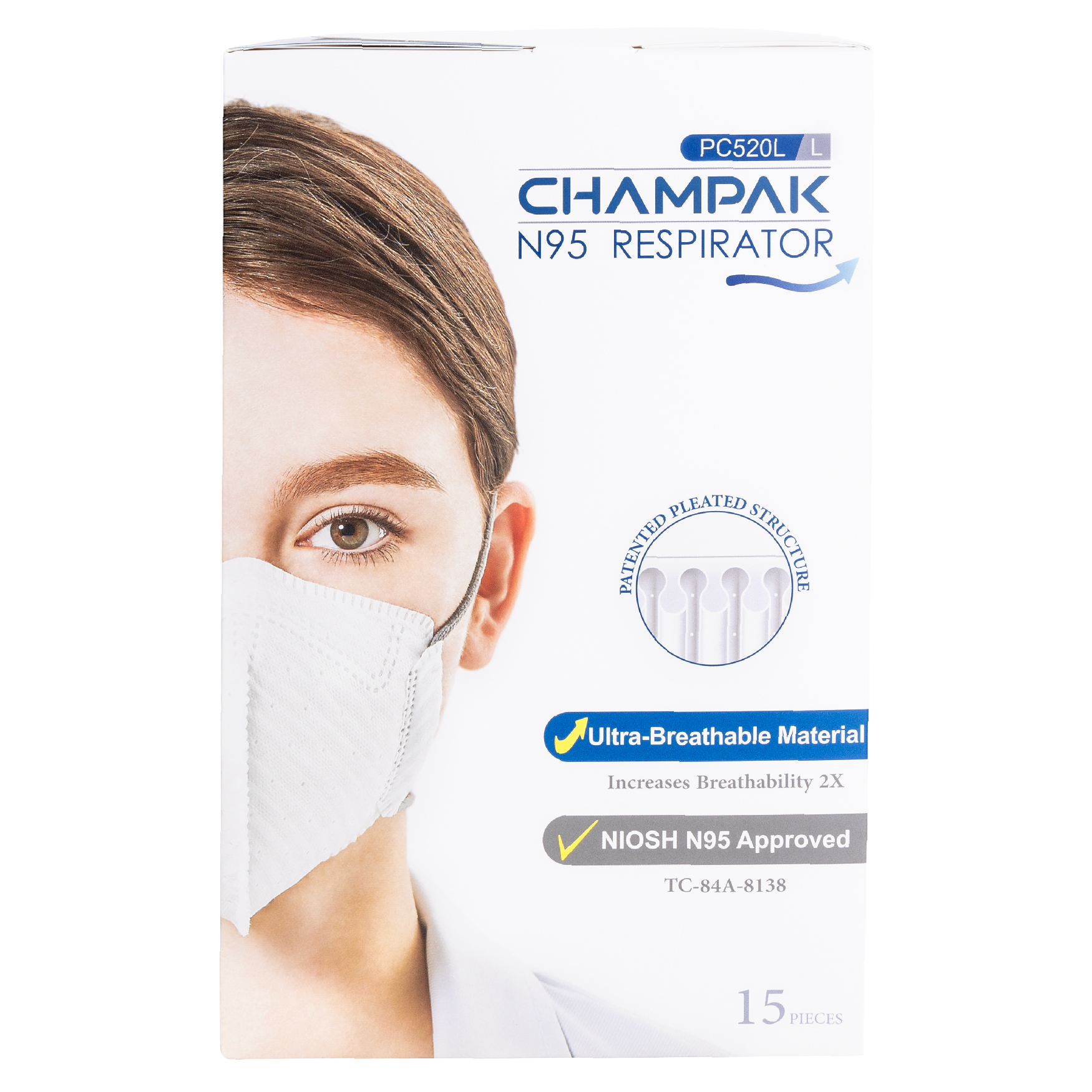 Champak - PC520L - NIOSH N95 Masks